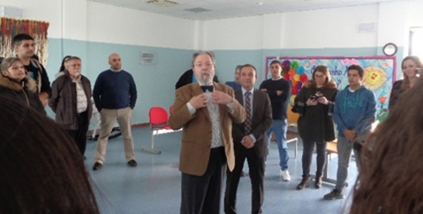 A visita do Presidente Nacional da Cruz Vermelha Portuguesa